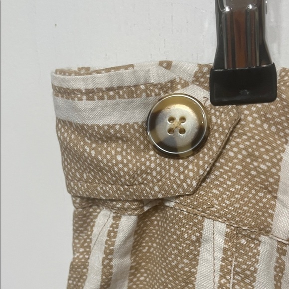 Derek Heart Tan and White Striped Pants Size Large - Picture 5 of 7